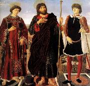 Pollaiuolo, Piero Altarpiece with Three Saints oil painting reproduction